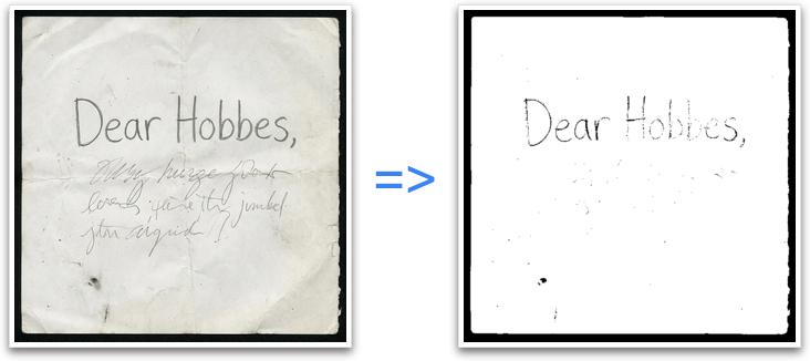 Example: Input -> Output